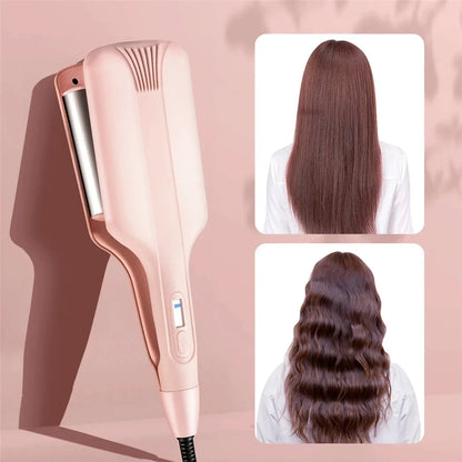 Lyxlocks® Professional Series: 25mm Ceramic Hair Curler & Crimper – Now with Negative Ions, Keratin, & Plant Protein for Perfect & Effortless Curling