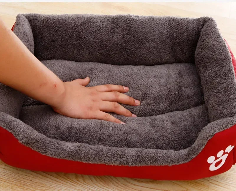 CloudBed - Square Nest Dog Bed – Washable Cotton Pet Sofa Bed for Small, Medium & Large Dogs