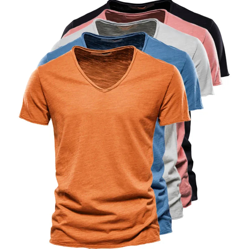 Duval Paris™ | T-shirt D'été En Coton Bio "Anti-Transpiration"