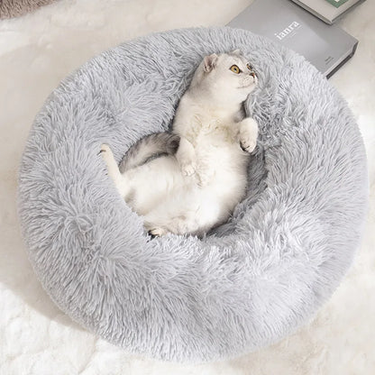 Hundebett | Plüsch | Anti-Stress | Waschbarer Bezug | 3 Größen
