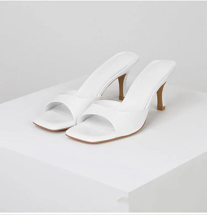 Offene Absatz-Mules Damen – Mirella