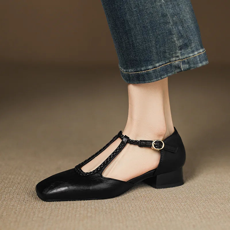 Estelle | Ballerine in Pelle Retro
