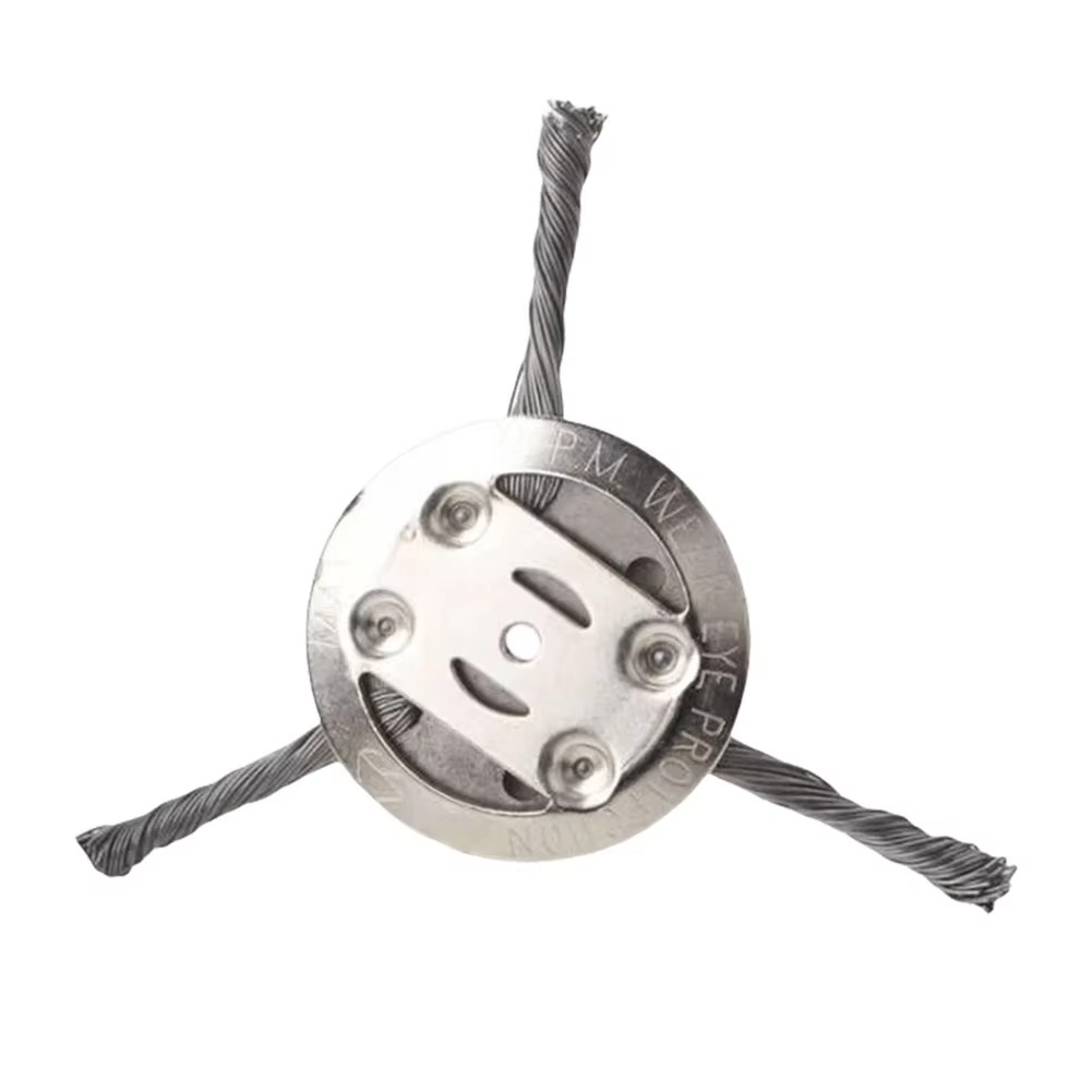 Heavy-Duty Steel Brush Head for Lithium Trimmers