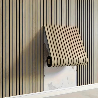 Selbstklebendes 3D-Wandpaneel mit Holzoptik Zorenza