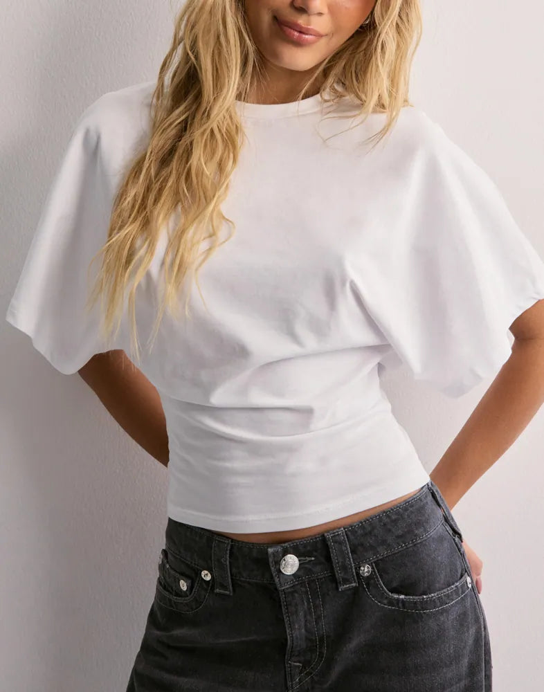 Addie - Flared Sleeve Slim Fit Top