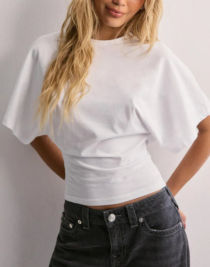 Addie - Flared Sleeve Slim Fit Top