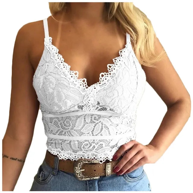 Lace Tank Top | Summer lace camisole | Sleeveless, soft fabric