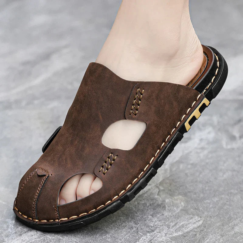 Læder Sandaler