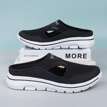 Women’s Orthopaedic Slippers Breathable Mesh Slip On Cushioned Support Comfort Shoes