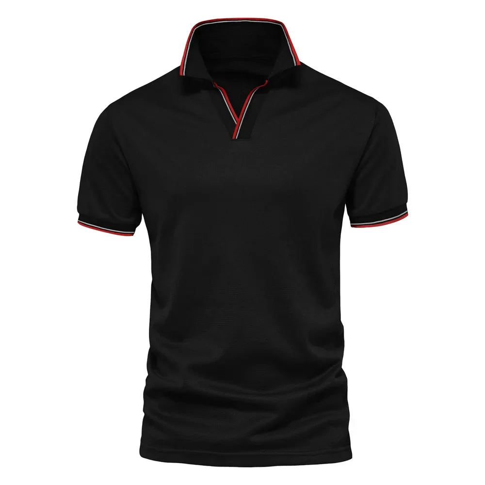 Kaufmann™ | Herren Polo mit V-Ausschnitt
