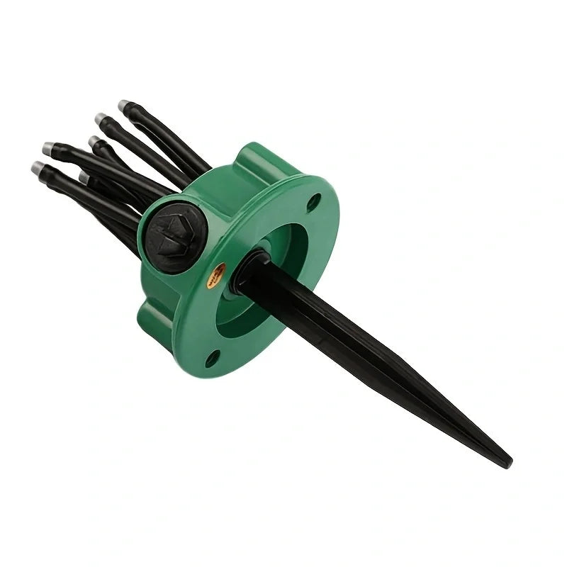 12-in-1 Gartenbewässerungssystem mit 360-Grad-Sprinkler