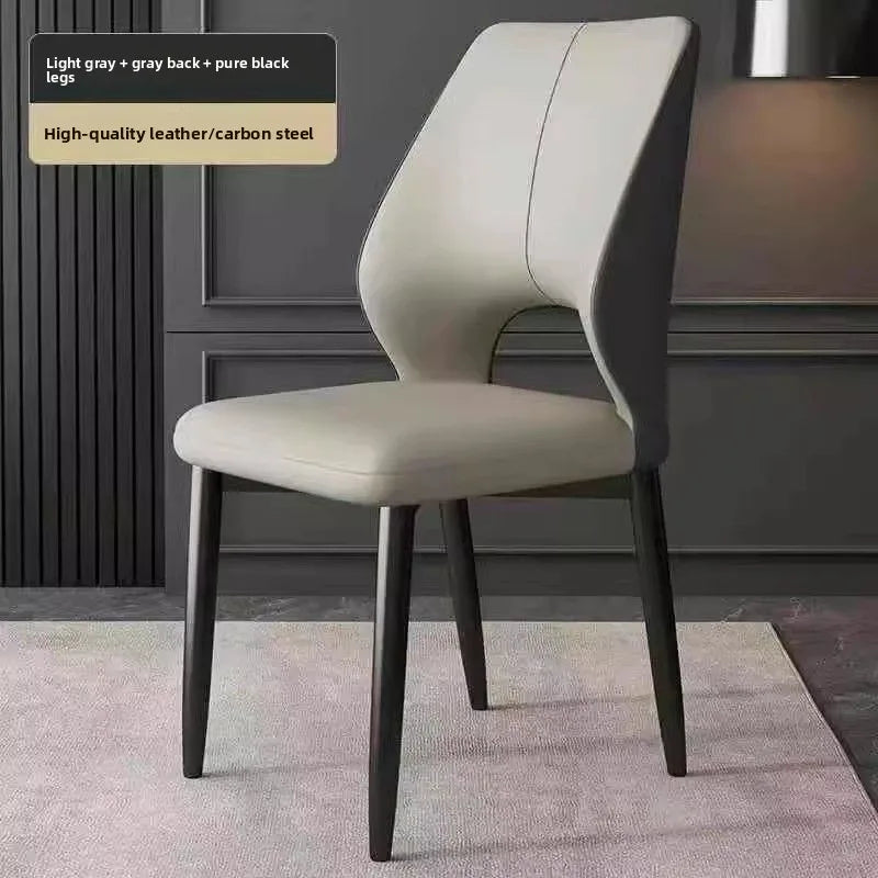 Arvello - Comfortabele Eetkamerstoel Met Rugleuning