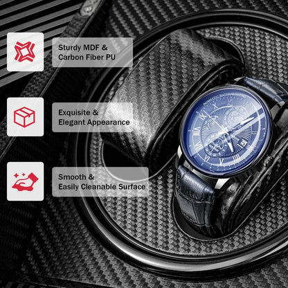 FörvarBillon® Quad - The Only Watch Winder with Ultra Silent (<5dB) Bi-Directional Japanese Motors | Designed by JesseVance Milan
