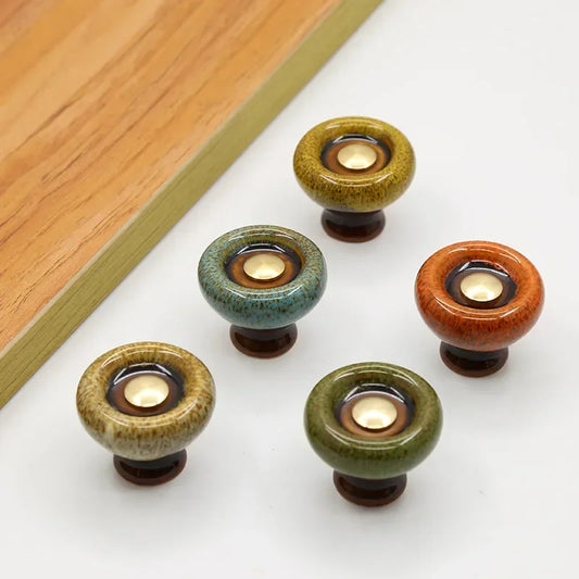 Kastknop Keramiek Rond Modern 3.2cm Lade Kast Meubelknop DIY Keuken | Restfield