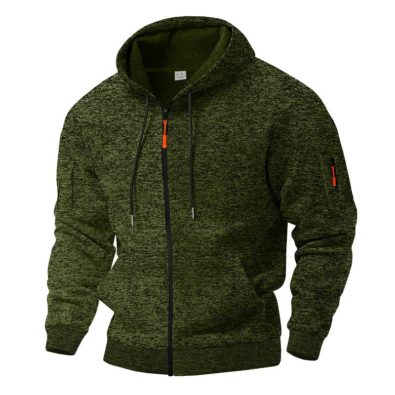 Merro | Sportliche Fleecejacke mit Kapuze