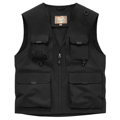 Mason | Multi Pocket Zip Front Utility Vest