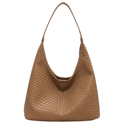 Livia Woven Tote | Vegane Umhängetasche mit Pouch