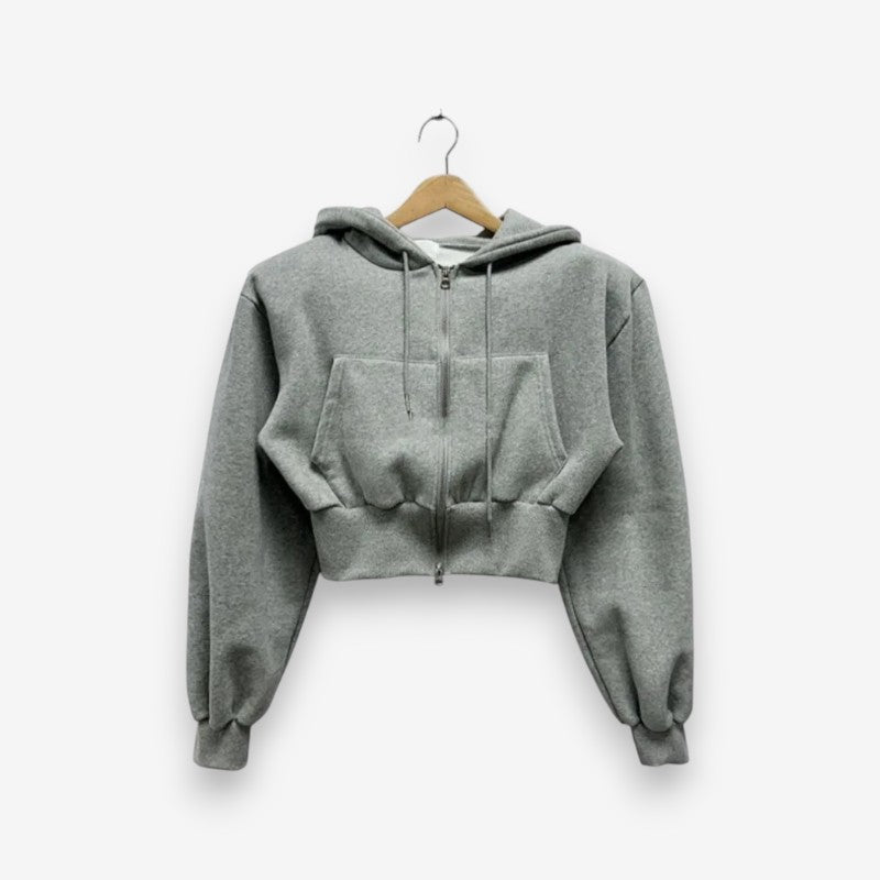 Veste femme à capuche coupe ample