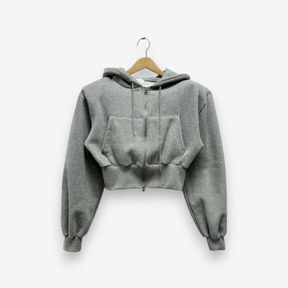 Veste femme à capuche coupe ample