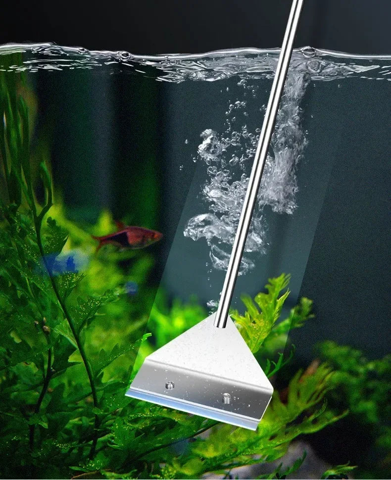 AquaCleanPro Doppel-Funktions Aquarium Reinigungswerkzeug