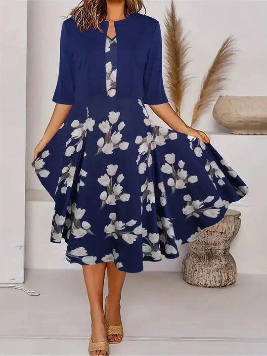 Dame Elegante Lang Kjole | Tidløs Anledningsstil