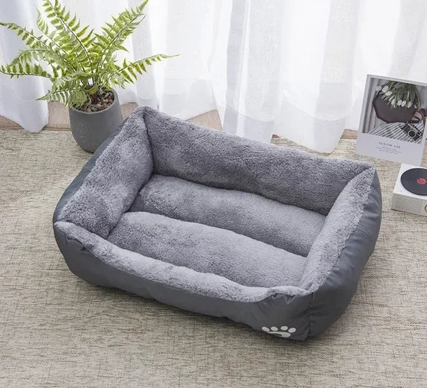 CloudBed - Square Nest Dog Bed – Washable Cotton Pet Sofa Bed for Small, Medium & Large Dogs