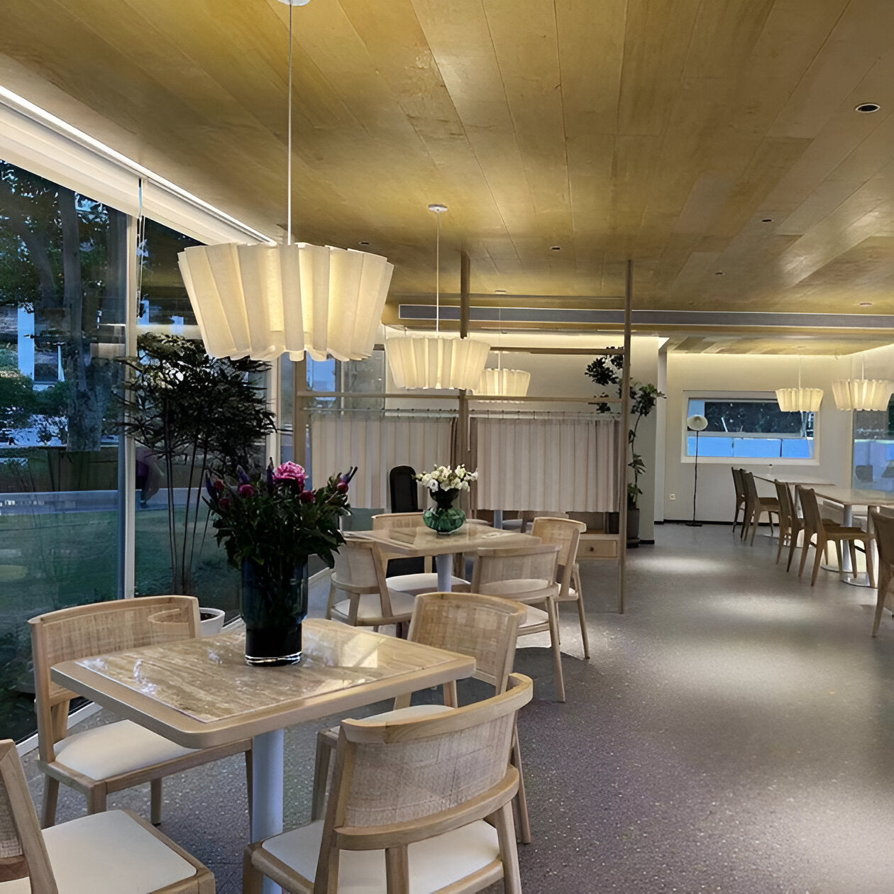 Solmara - Nordic Crème Stoffen Hanglamp