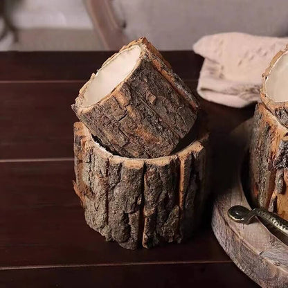 Rustic Barkwood Planter by JVance®