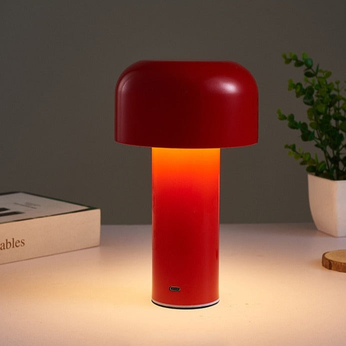 LumoFungo Classico | Draadloze retro-tafellamp in Italiaans paddenstoelenontwerp