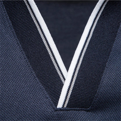 Kaufmann™ | Herren Polo mit V-Ausschnitt