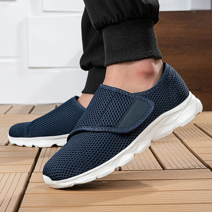 Velmira Damen Sneakers mit Klettverschluss – leichte Mesh Freizeitschuhe