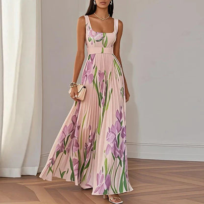 Isla | Elegantes Florales Maxikleid