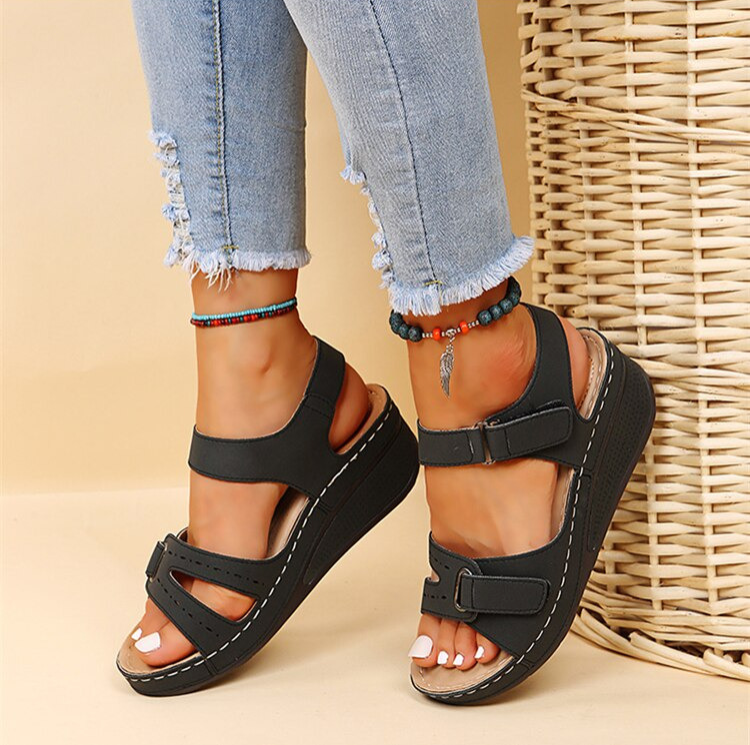 Yean - Orthopedic Strap Platform Sandals for Women
