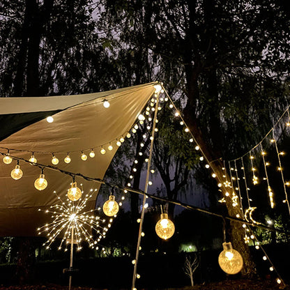 Outdoor Solar Twinkle String Lights 30 ft Soft Glow Garden Patio Yard Decorative | Thomler