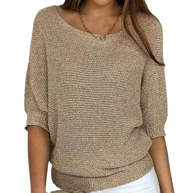 Cuello redondo elegante