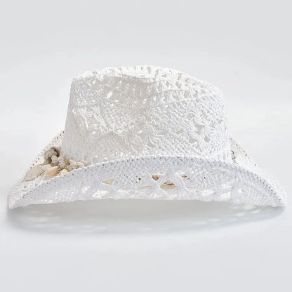 Sterling Ocean Drift™ Handwoven Straw Hat – Shell Accent Edition