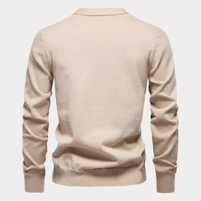Adrien – Cardigan homme d’hiver col V