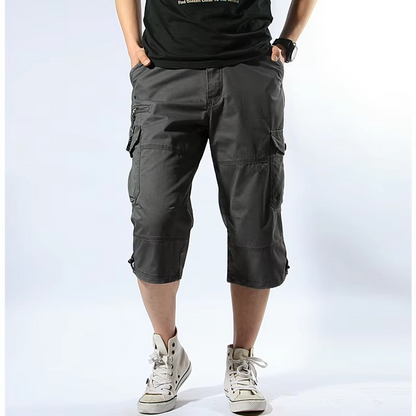 Utility Cargo Knee-Length Shorts