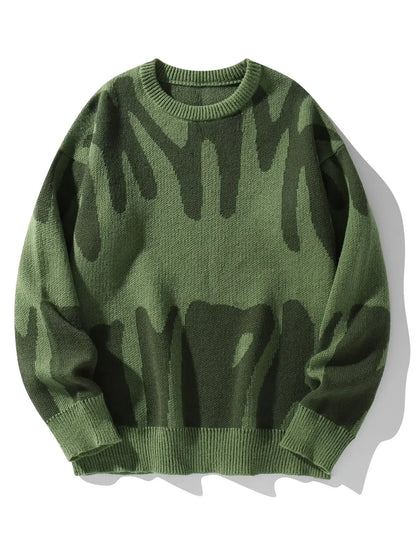 Pullover Sweater Casual Round Neck