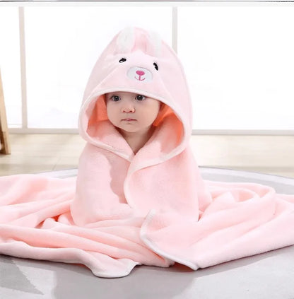 Zachte Baby Badcape™ – Met Capuchon & Schattig Design