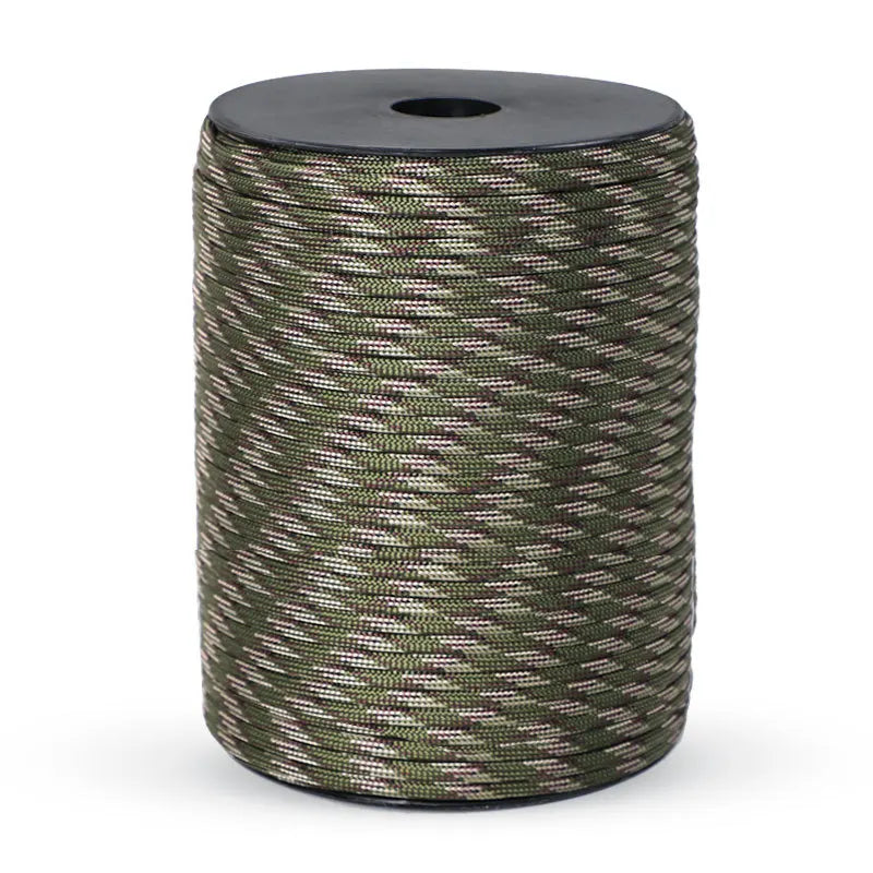 100m Norvo Survival Paracord – 9-Kern Militaire 550 Paracord Touw voor Outdoor & Handwerk Vestragear