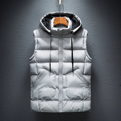 Bodywarmer Vest Heren Capuchon Gewatteerde