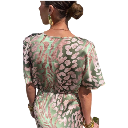 Nela | Flowy Wrap Maxi Dress