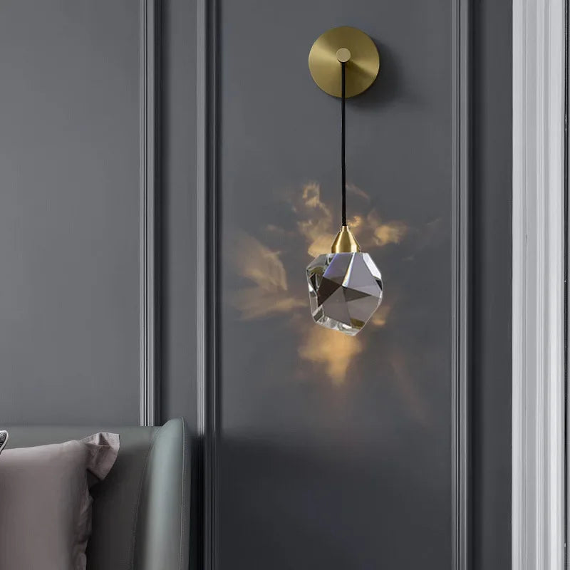 Lurevian – Kristallen Nordic LED Wandlamp