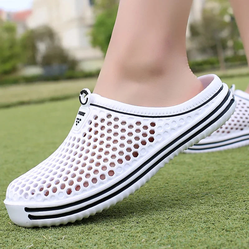 Solviro Unisex EVA Strand Clogs mit rutschfester Sohle