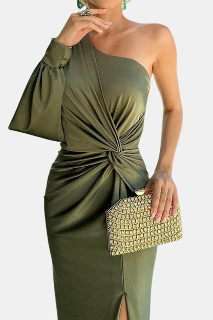 Shaina - Elegant Side Slit Long Dress