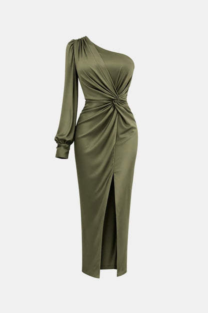Shaina - Elegant Side Slit Long Dress