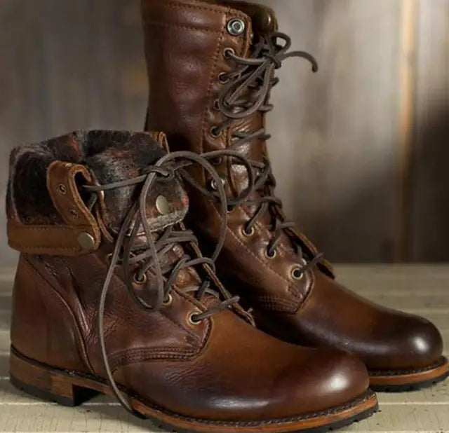 Women’s  Lace-Up Ankle Boots | Structured Fit