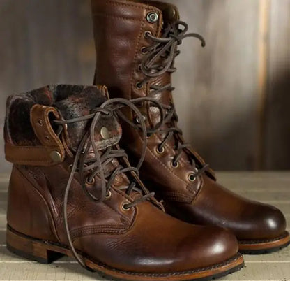 Women’s  Lace-Up Ankle Boots | Structured Fit