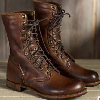 Women’s  Lace-Up Ankle Boots | Structured Fit